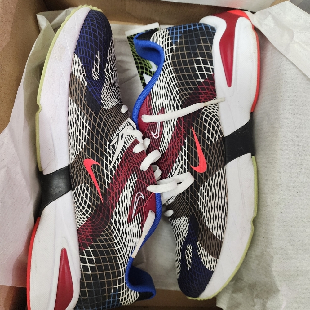 Nike D/MS/X Ghoswift Black Deep Royal Blue Bright Crimson size 10.5